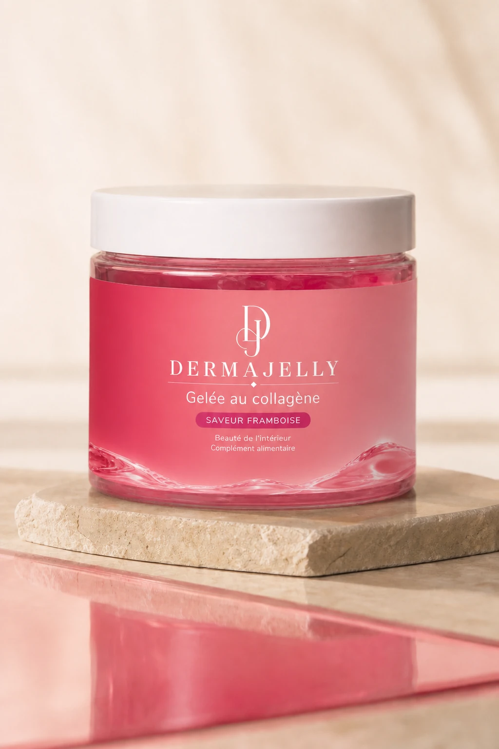 Pot DermaJelly saveur Framboise
