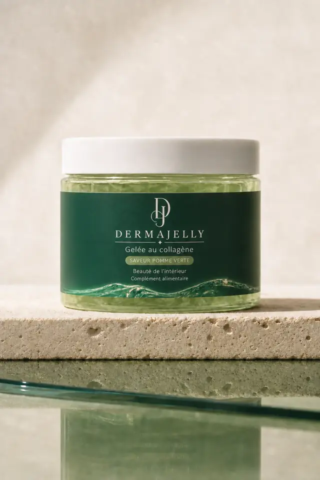 Pot DermaJelly saveur Pomme verte